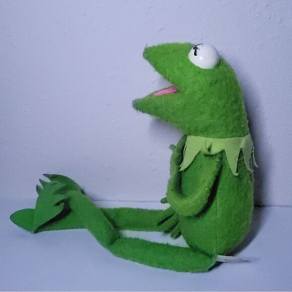 Vintage Kermit The Frog #850 Jim Henson Muppet Doll Fisher Price Plush Toy 1976 - Picture 4 of 12